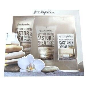Urban Hydration Nourish & Rehydrate Castor and Shea Facial Gift Set RARE🔥🔥🔥🔥